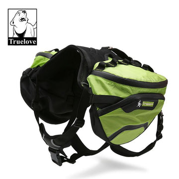 Dog Harness Backpack Neon Yellow S True Love